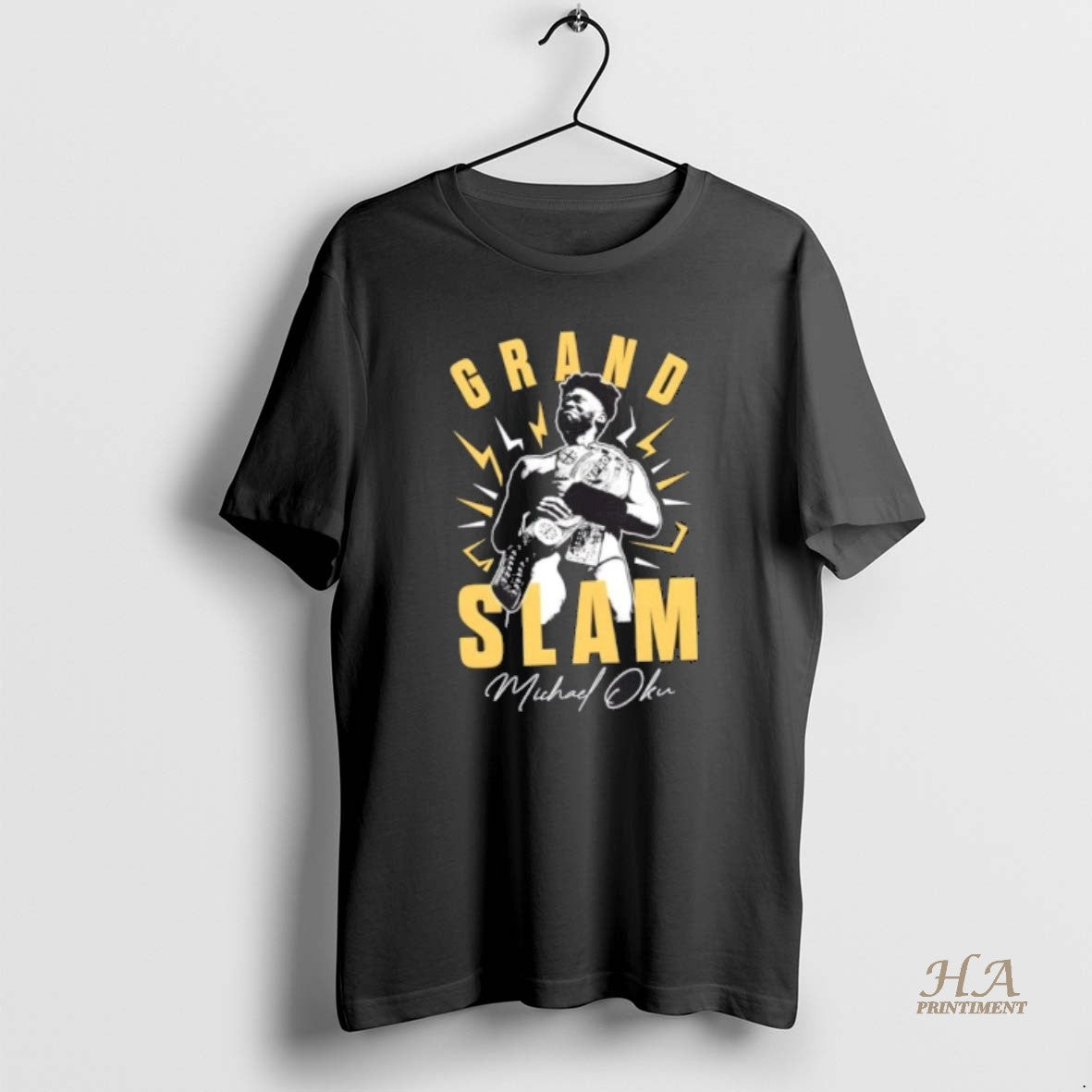 Official Michael Oku Grand Slam Shirt Hoodie Sweatshirt | PurePodTees.com