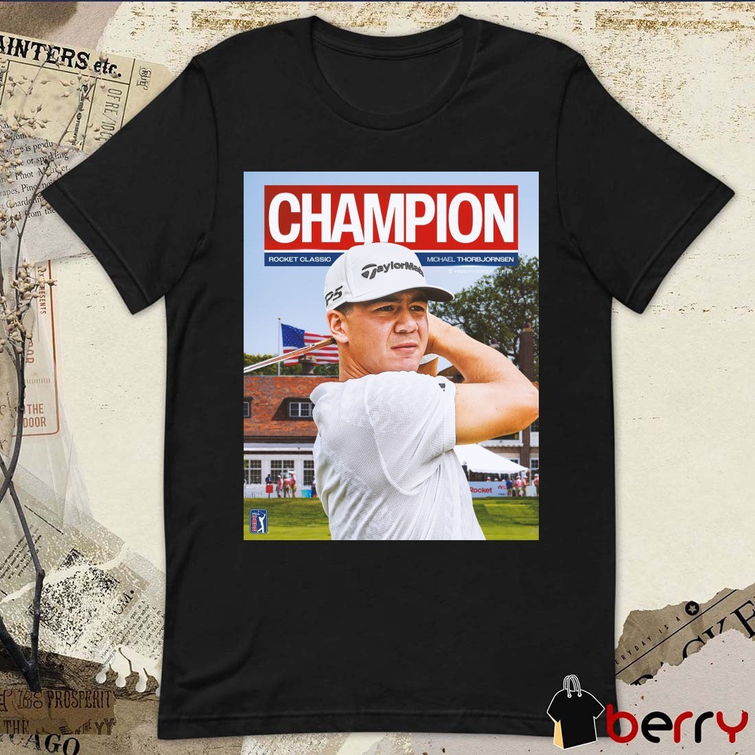 Michael Thorbjornsen 2026 Rocket Classic Champion PGA Tour Poster t-shirt