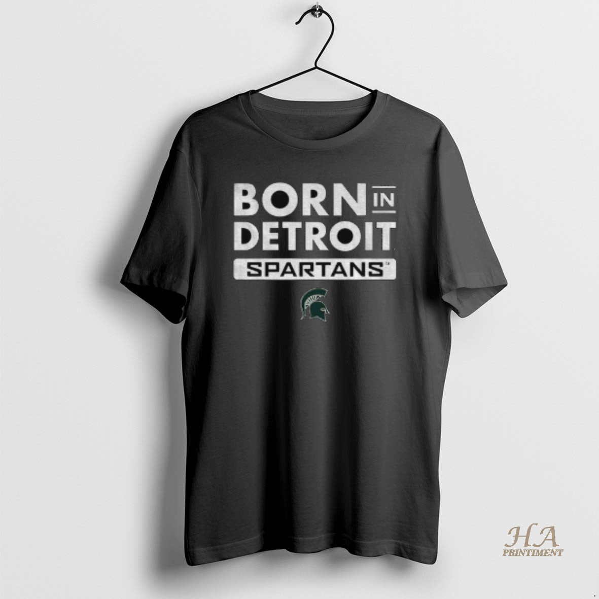 Official Michigan State Spartans Born In Detroit Shirt Hoodie Sweatshirt | PurePodTees.com