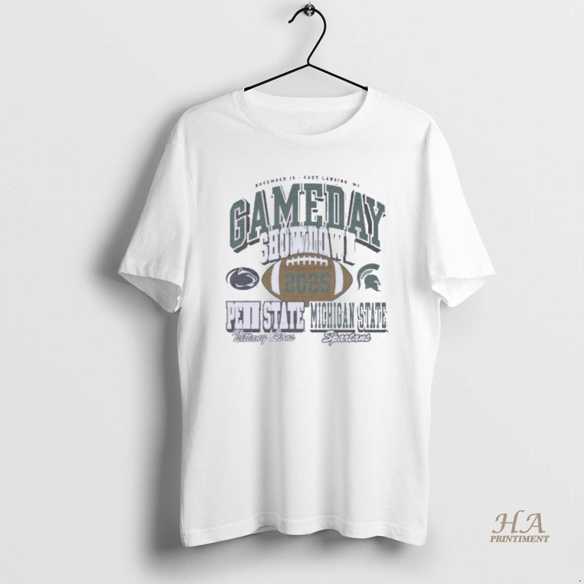 Official Michigan State Spartans Vs Penn State Nittany Lions 2025 Gameday Showdown Shirt Hoodie Sweatshirt | PurePodTees.com