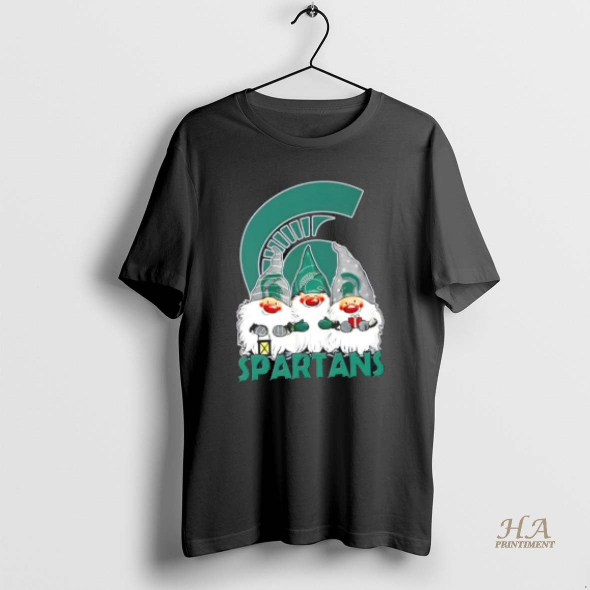 Official Michigan State Spartans X Gnomes Xmas Christmas Shirt Hoodie Sweatshirt | PurePodTees.com