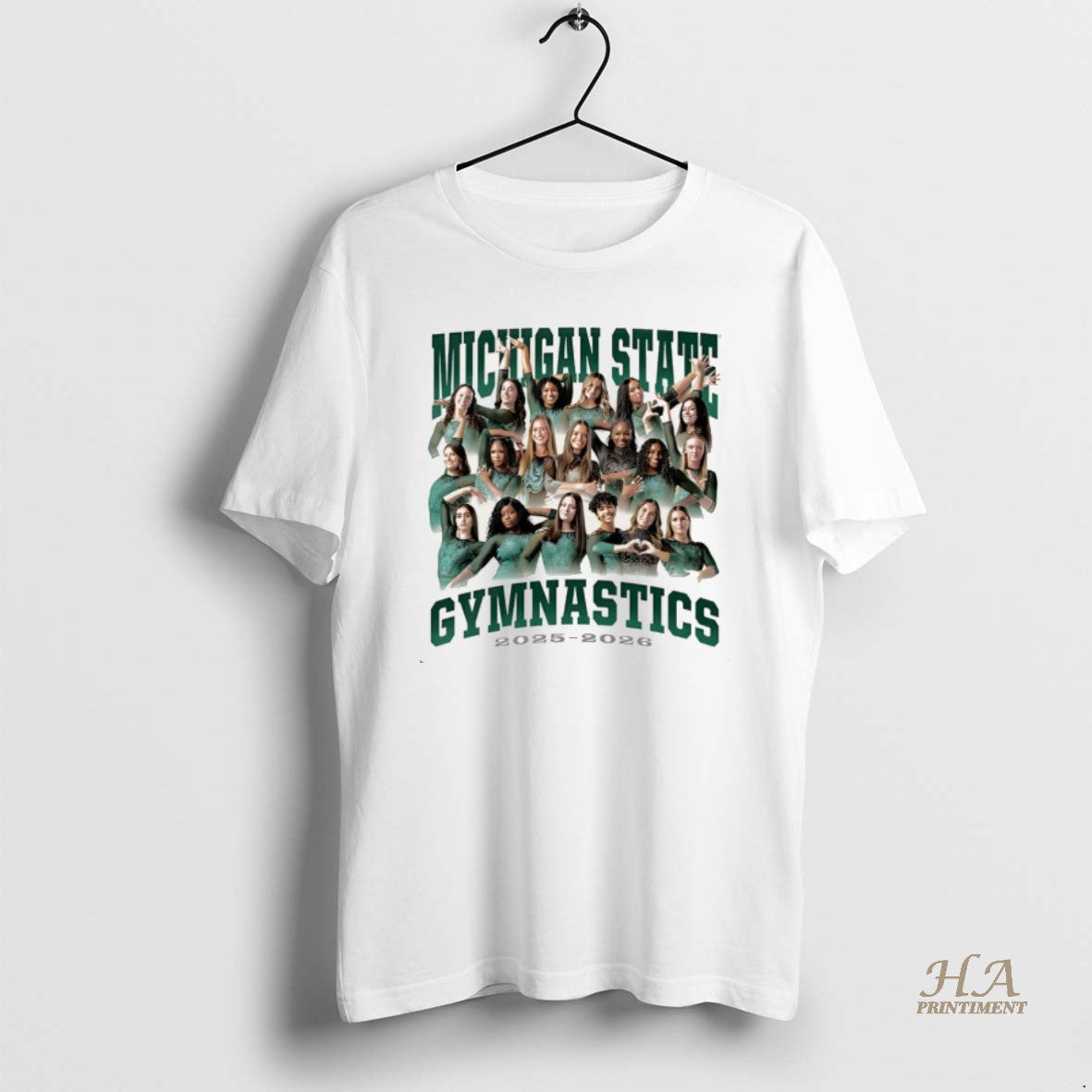 Official Michigan State Womens Gymnastics 2025 26 All Team Christmas Ornaments Shirt Hoodie Sweatshirt | PurePodTees.com