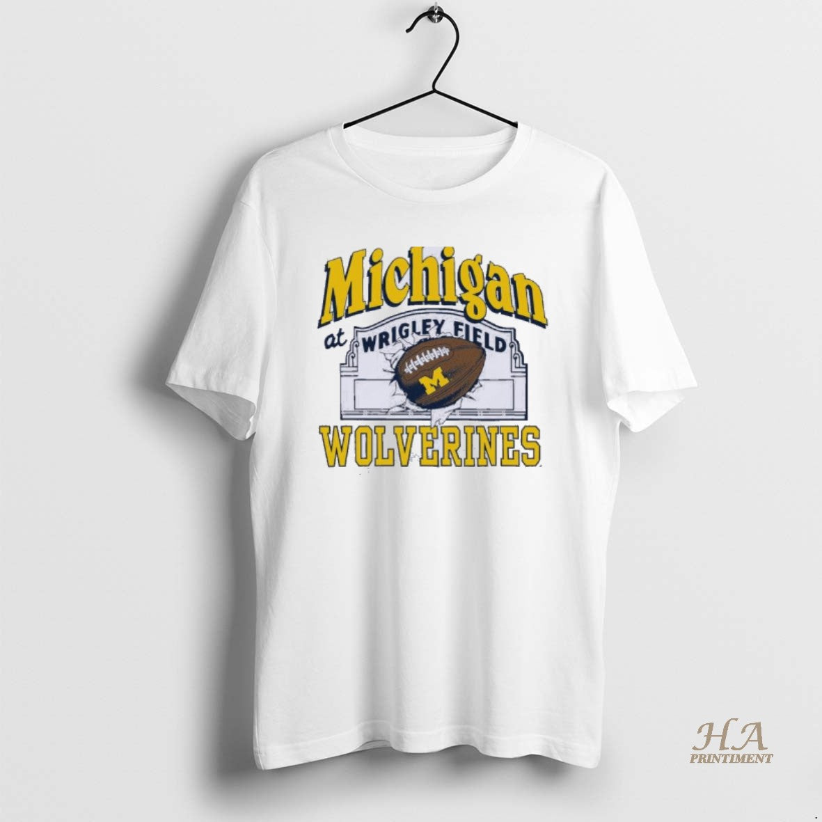 Official Michigan Wolverines Football Wrigley Field Game Shirt Hoodie Sweatshirt | PurePodTees.com