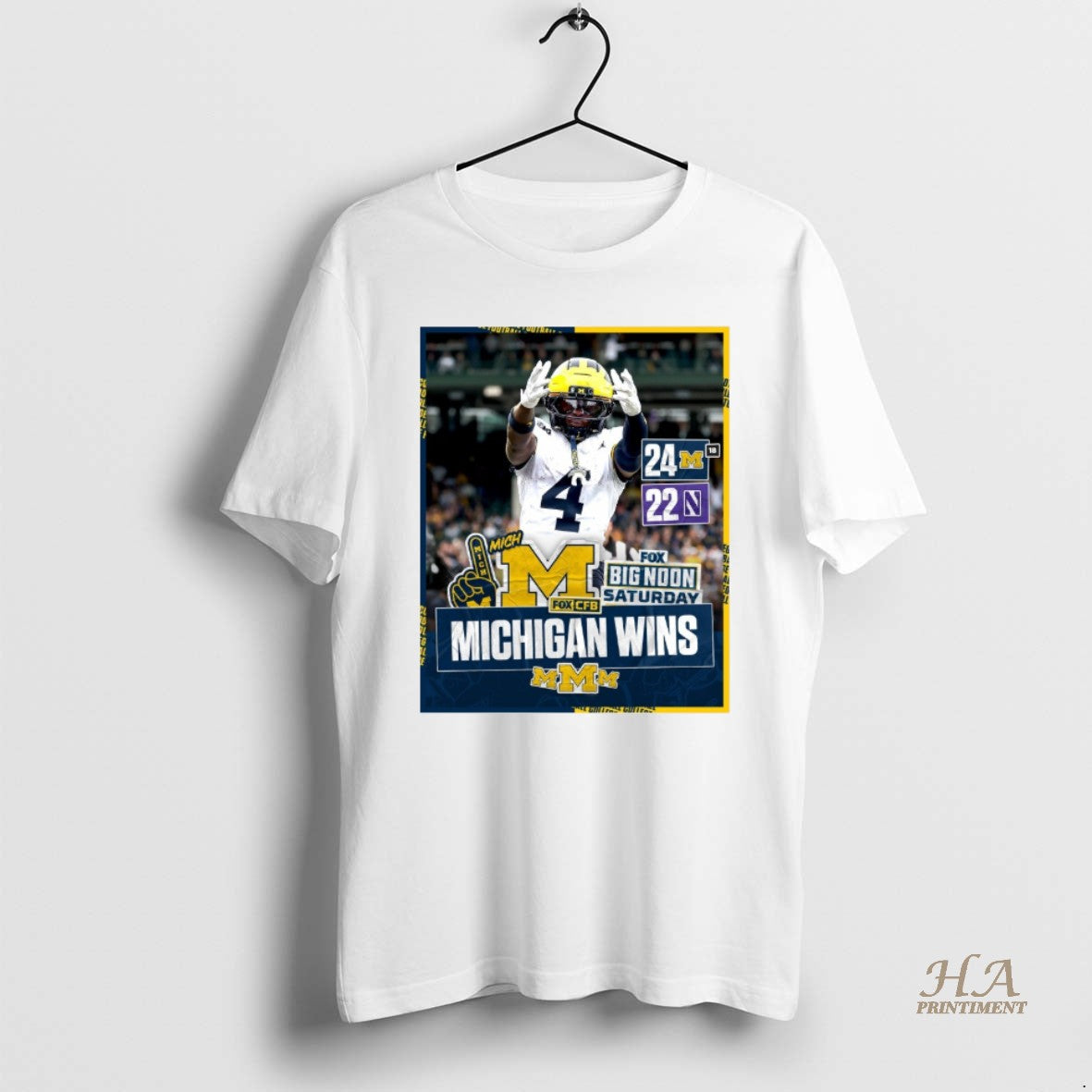 Official Michigan Wolverines Vs Northwestern Wildcats Final Score 24 22 November 15 2025 Shirt Hoodie Sweatshirt