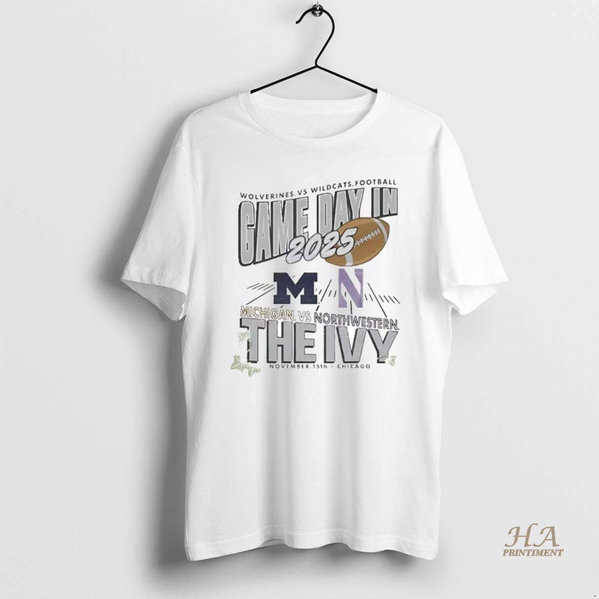 Official Michigan Wolverines Vs Northwestern Wildcats Game Day In 2025 The Ivy Shirt Hoodie Sweatshirt | PurePodTees.com