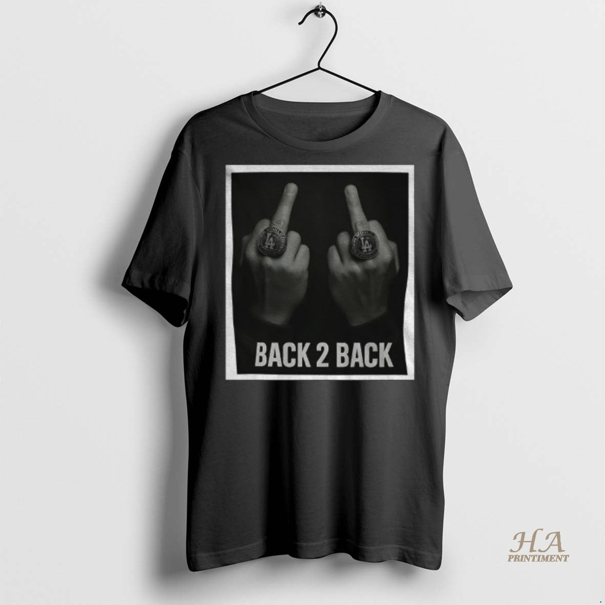 Official Middle Finger Rings Champs Back 2 Back Los Angeles Dodgers 2025 World Series Champions Shirt Hoodie Sweatshirt