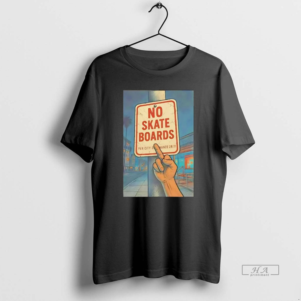 Official Middle Finger No Skate Boards