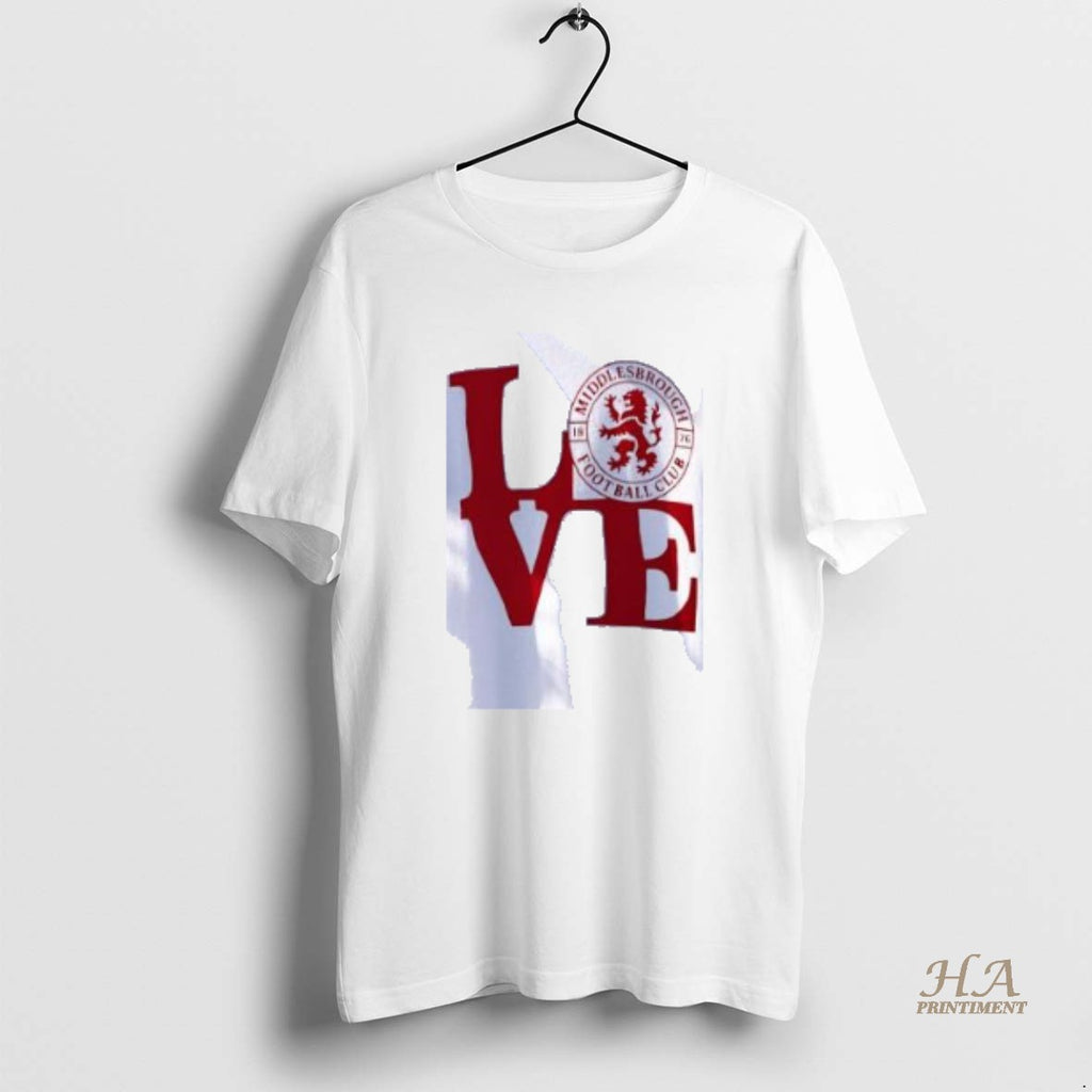 Official Middlesbrough Love Shirt Hoodie Sweatshirt | PurePodTees.com