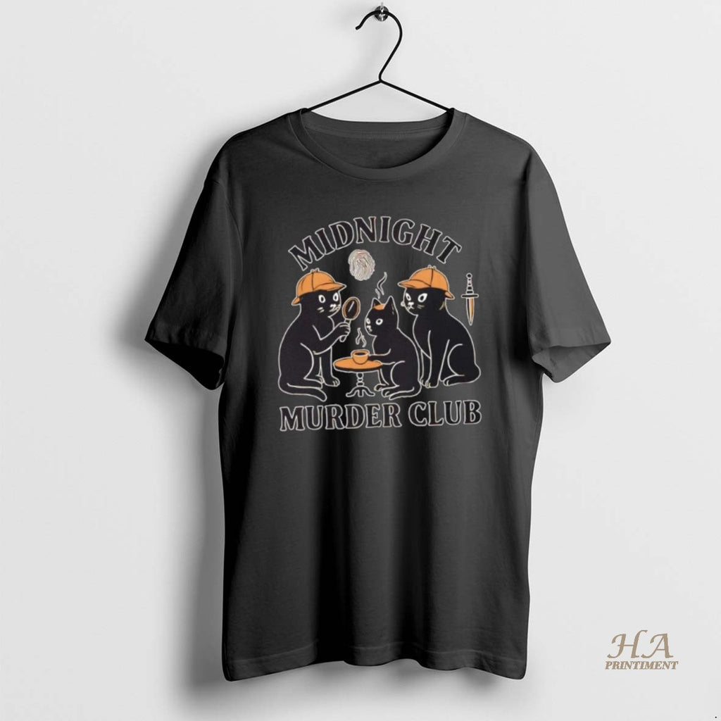 Official Midnight Murder Club Black Cats Shirt Hoodie Sweatshirt | PurePodTees.com