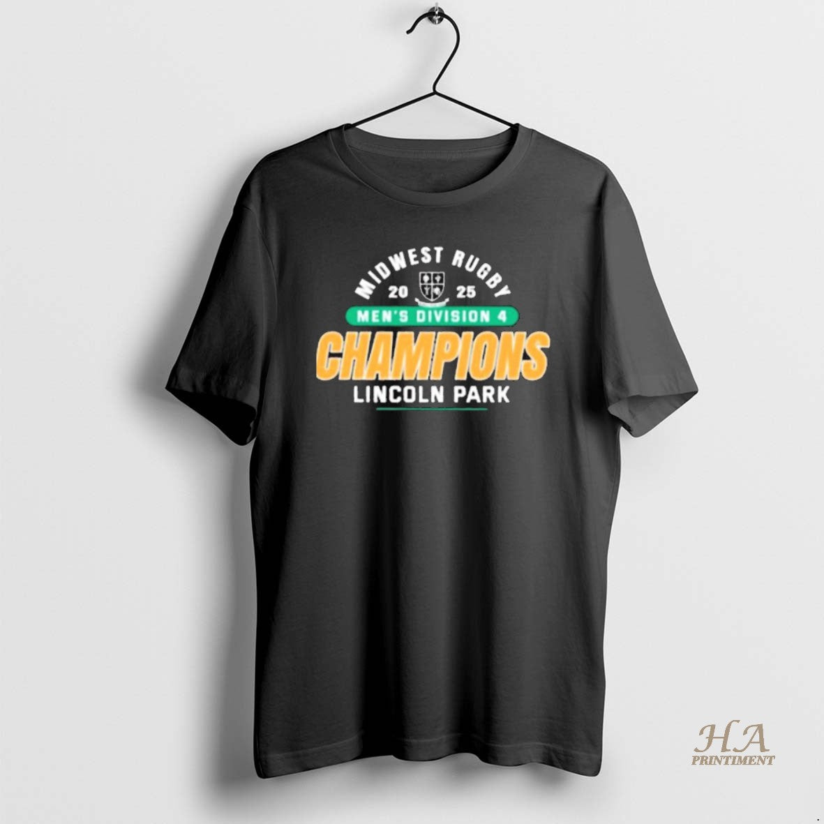 Official Midwest Rugby Mens Division 4 Champions Lincoln Park 2025 Shirt Hoodie Sweatshirt | PurePodTees.com