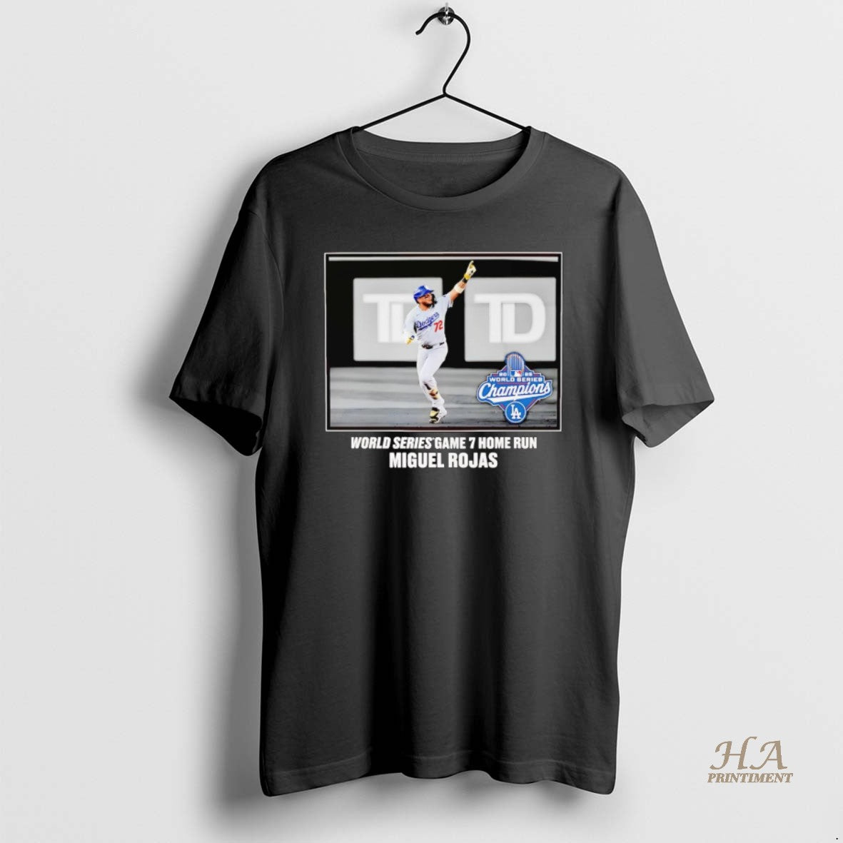 Official Miguel Rojas World Series Game 7 Home Run 2025 Shirt Hoodie Sweatshirt | PurePodTees.com