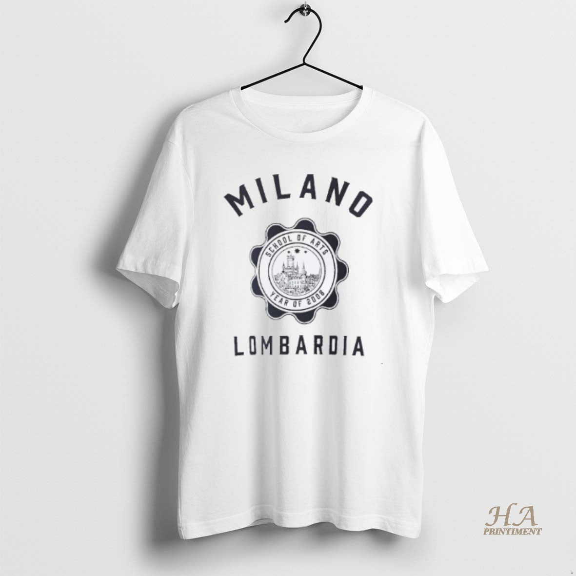 Official Milano Lombardia School Of Arts Year Of 2008 Shirt Hoodie Sweatshirt | PurePodTees.com