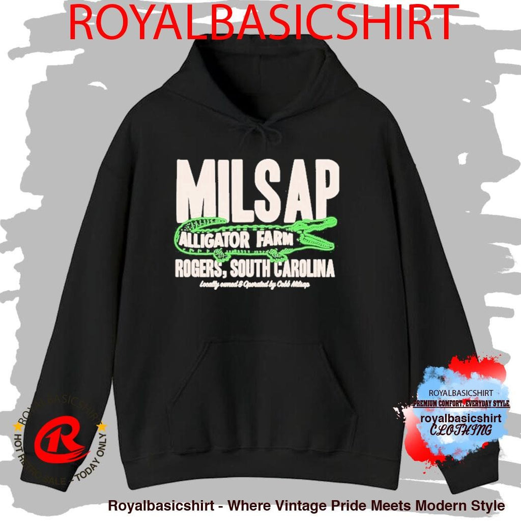 Milsap Alligator Farm Rogers South Carolina Locally Owned And Operated By Cobb Milsap Gator Shirt