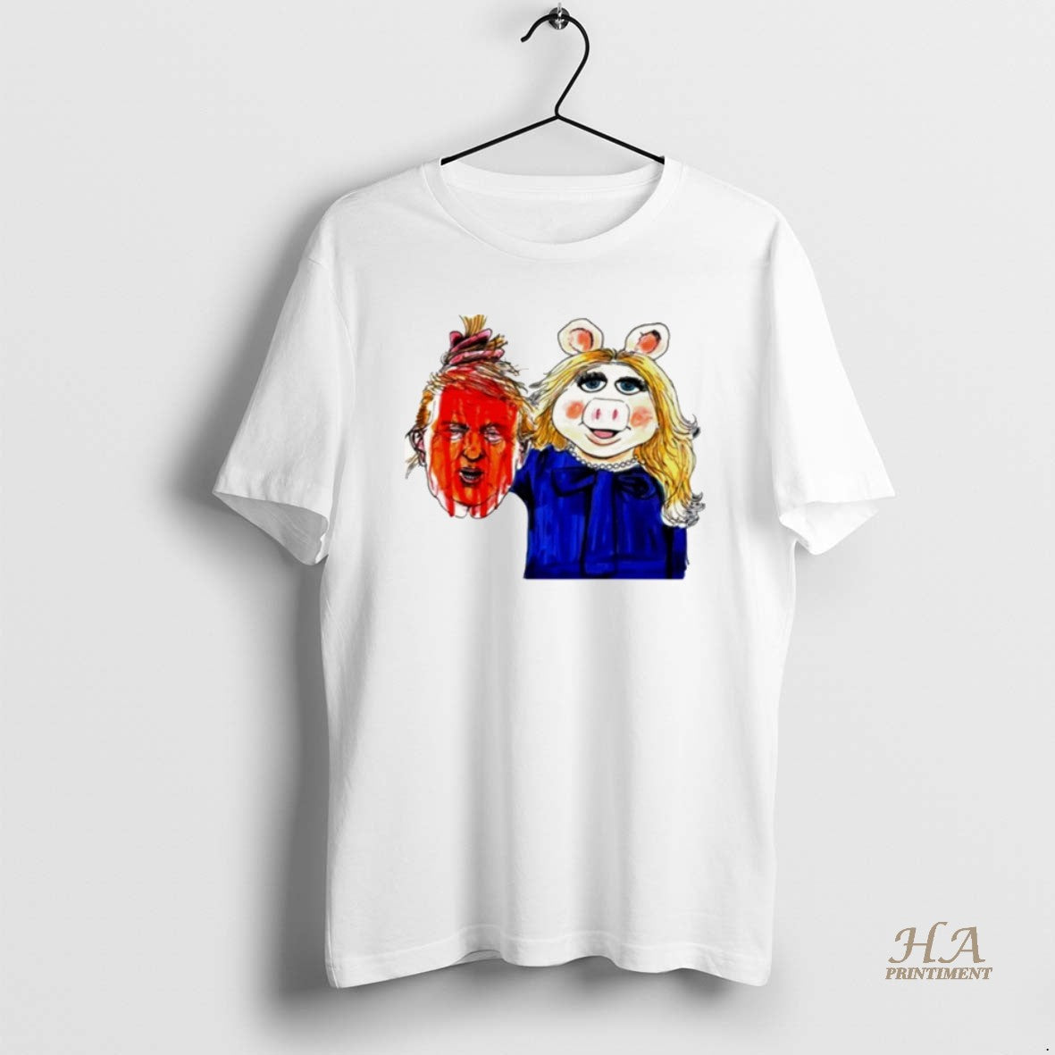 Official Miss Piggy Get Trumps Head Quiet Piggy Anti Trump Shirt Hoodie Sweatshirt | PurePodTees.com