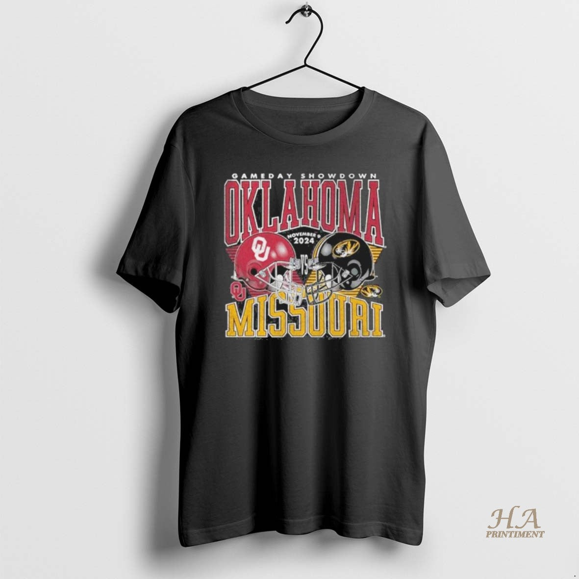 Official Missouri Tigers Vs Oklahoma Sooners 2025 Gameday Showdown Shirt Hoodie Sweatshirt | PurePodTees.com