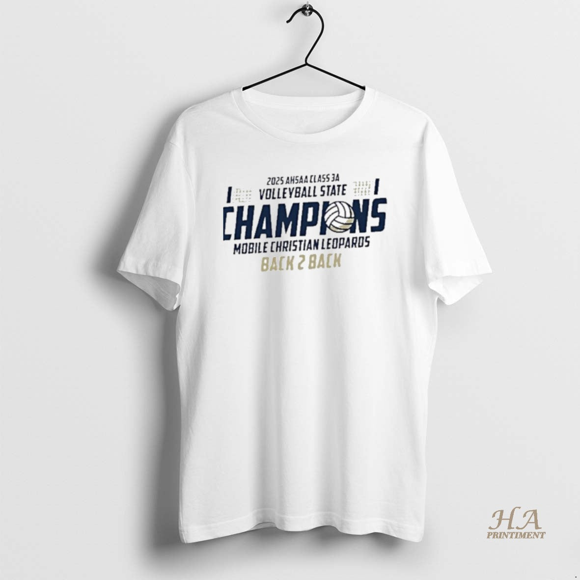 Official Mobile Christian Leopards 2025 Ahsaa Volleyball 3a State Champions Shirt Hoodie Sweatshirt | PurePodTees.com