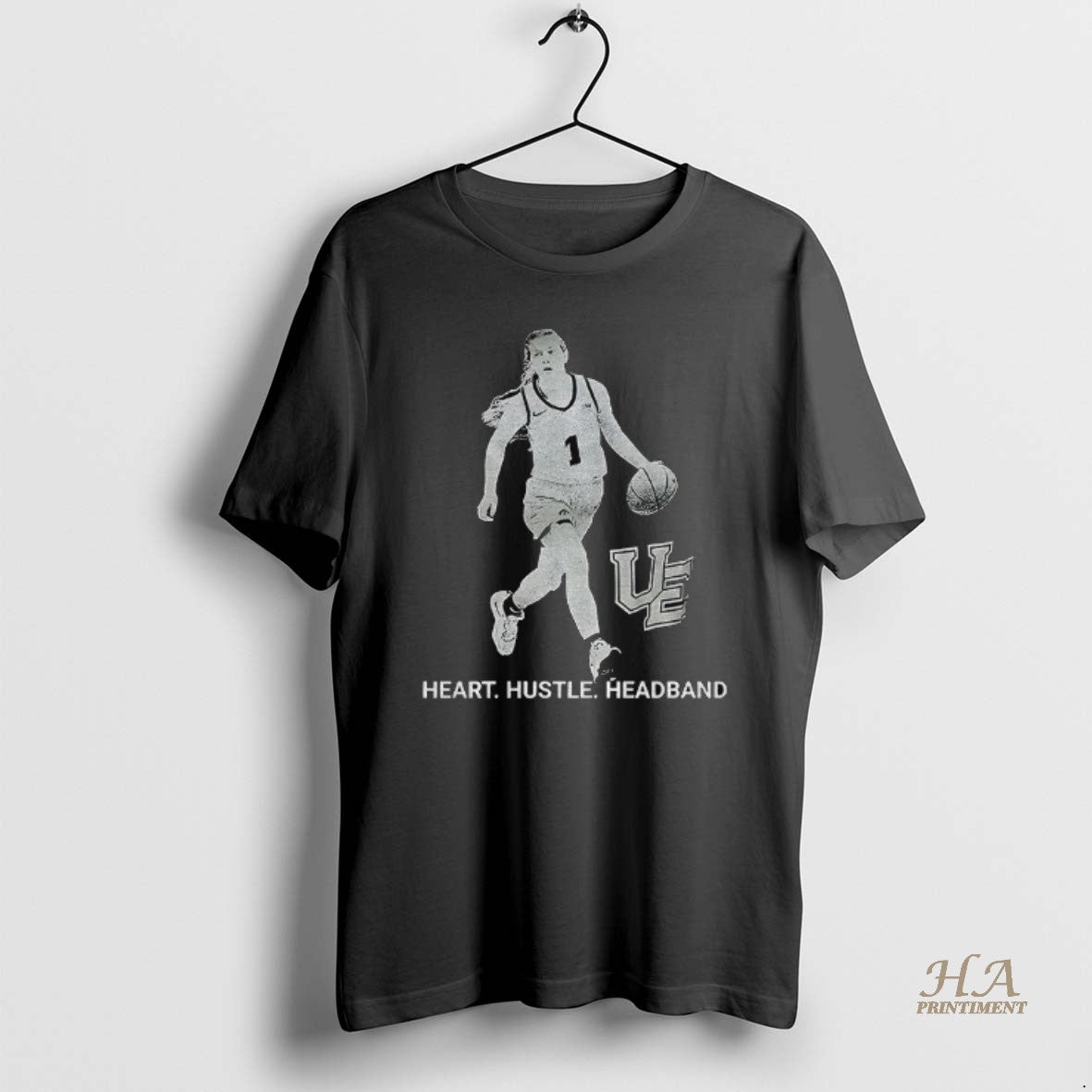 Official Molly Davis Iowa Hawkeyes Iowawbb Heart Hustle Headband Ue Shirt Hoodie Sweatshirt | PurePodTees.com