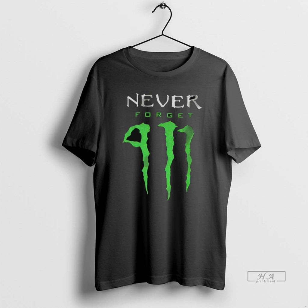 Official Monster 9 11 Never Forget Logo Shirt Hoodie Sweatshirt | PurePodTees.com