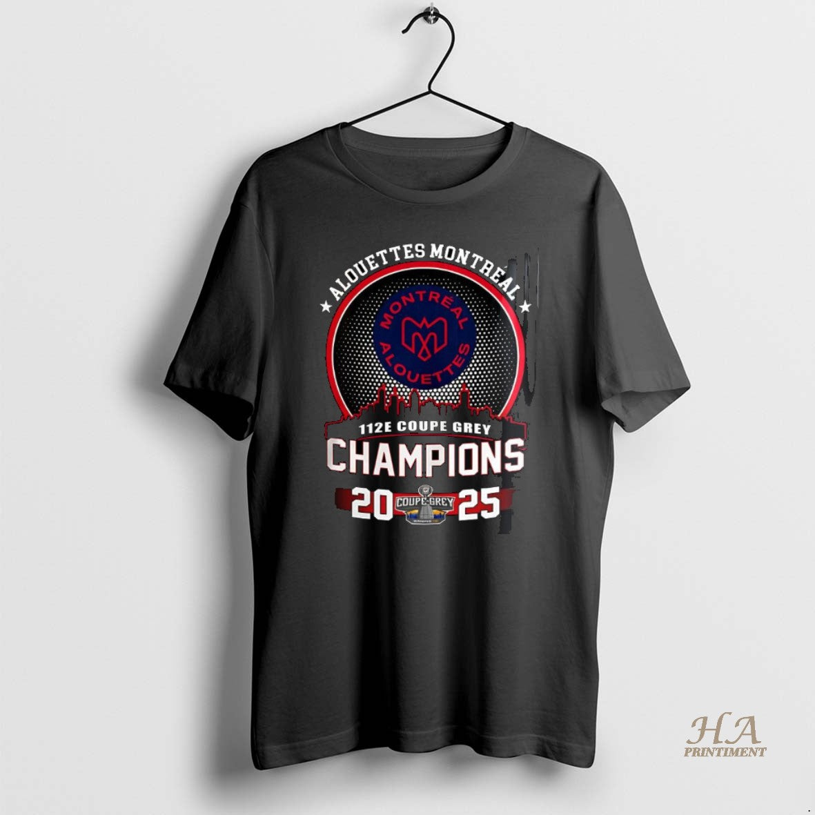 Official Montreal Alouettes 112e Grey Cup Champions 2025 City Skyline Shirt Hoodie Sweatshirt | PurePodTees.com