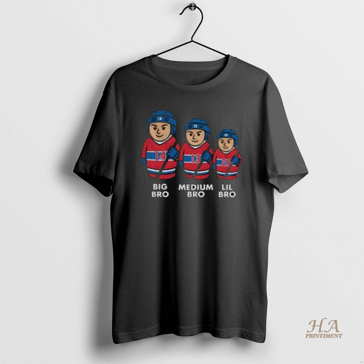 Official Montreal Big Bro Medium Bro Lil Bro 3 Bros Washington Capitals Hockey Nhl Shirt Hoodie Sweatshirt | PurePodTees.com