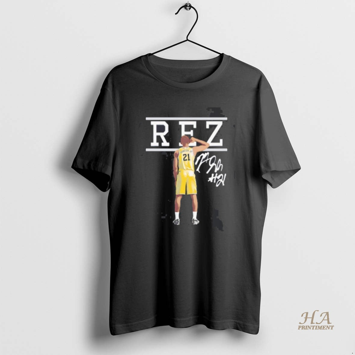 Official Morez Johnson Michigan Wolverines Rez Signature Shirt Hoodie Sweatshirt | PurePodTees.com
