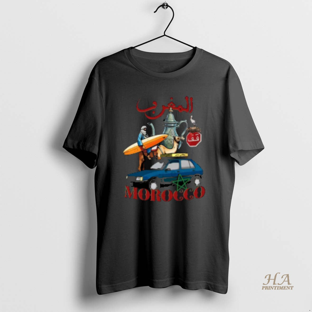 Official Morocco Surf Cool Travel Culture Rabat City Funny Morocco Shirt Hoodie Sweatshirt | PurePodTees.com