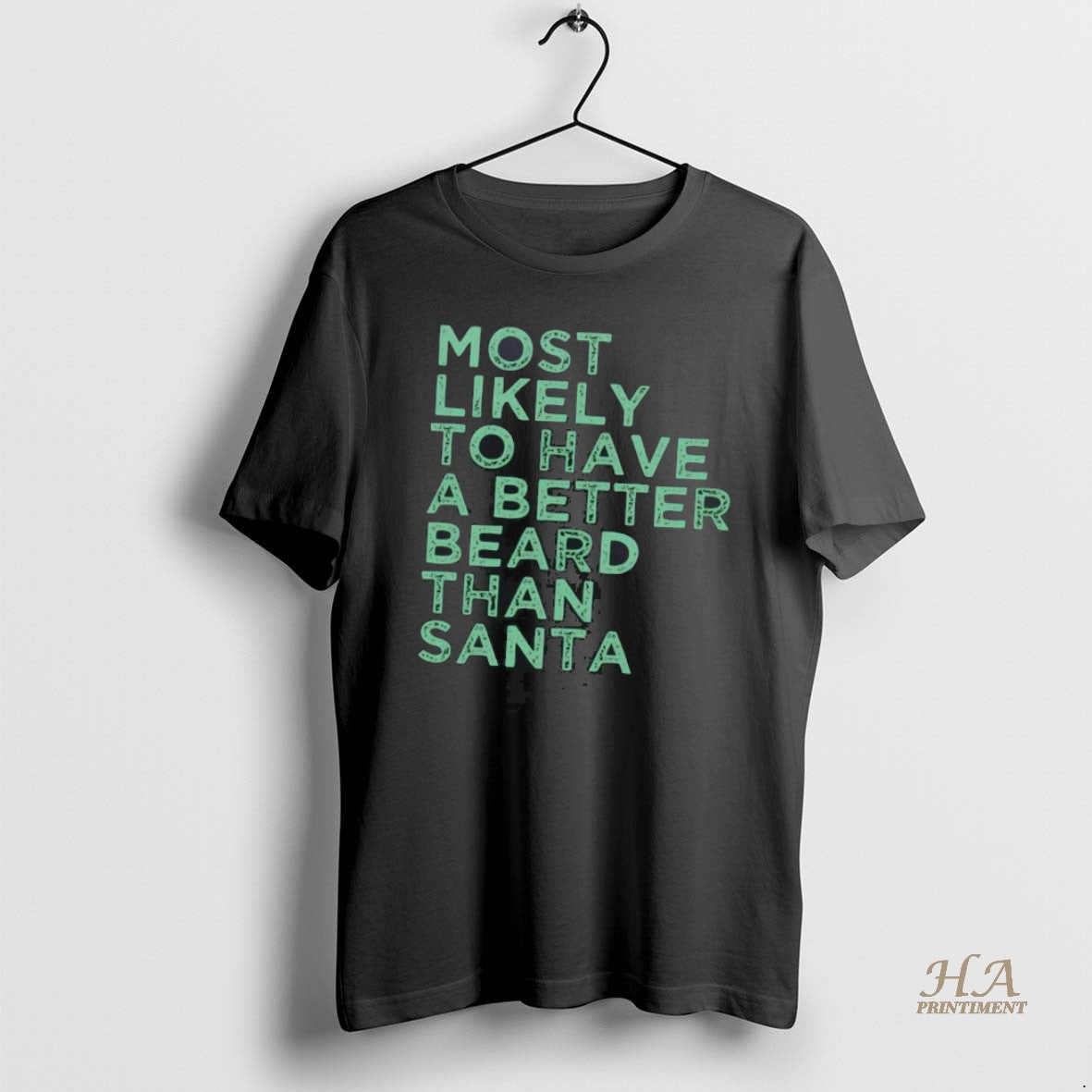 Official Most Likely To Have A Better Beard Than Santa Christmas Shirt Hoodie Sweatshirt | PurePodTees.com