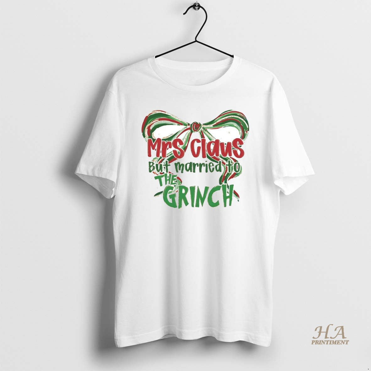 Official Mrs Claus But Married To The Grinch Christmas Shirt Hoodie Sweatshirt | PurePodTees.com