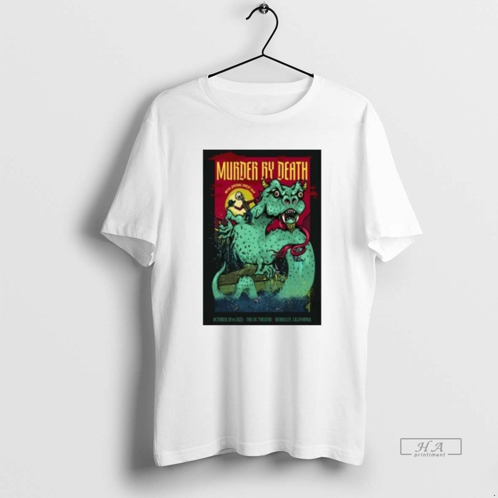 Official Murder By Death Oct 28 2025 Berkeley Tour Shirt Hoodie Sweatshirt | PurePodTees.com