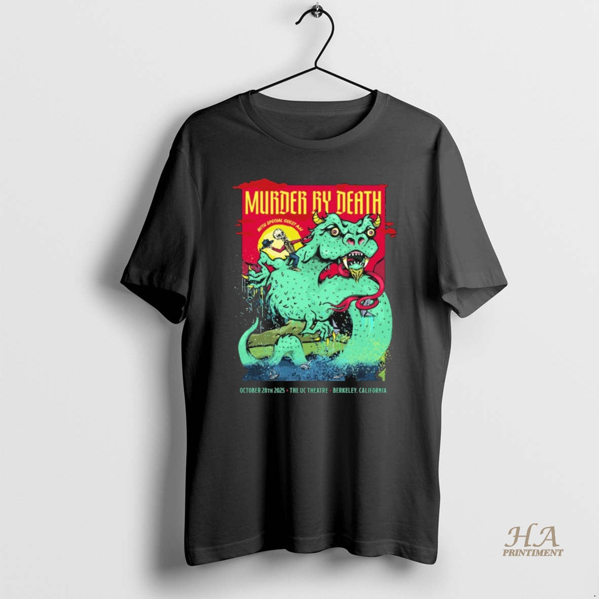 Official Murder By Death The Uc Theatre Berkeley California Oct 28 2025 Shirt Hoodie Sweatshirt | PurePodTees.com