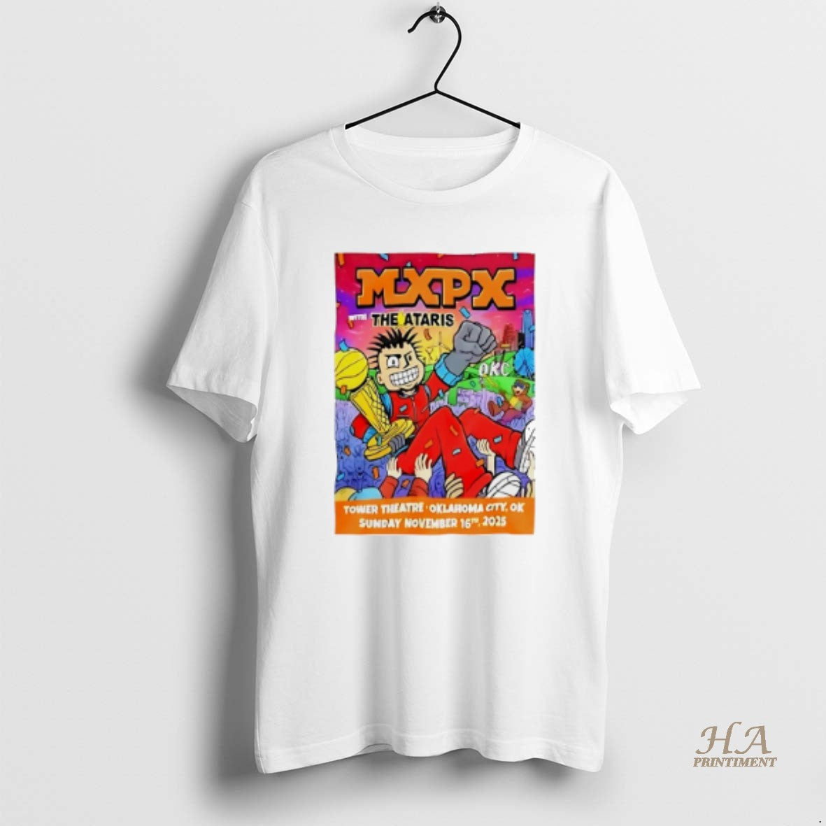 Official Mxpx Oklahoma City Ok November 16 2025 Shirt Hoodie Sweatshirt | PurePodTees.com
