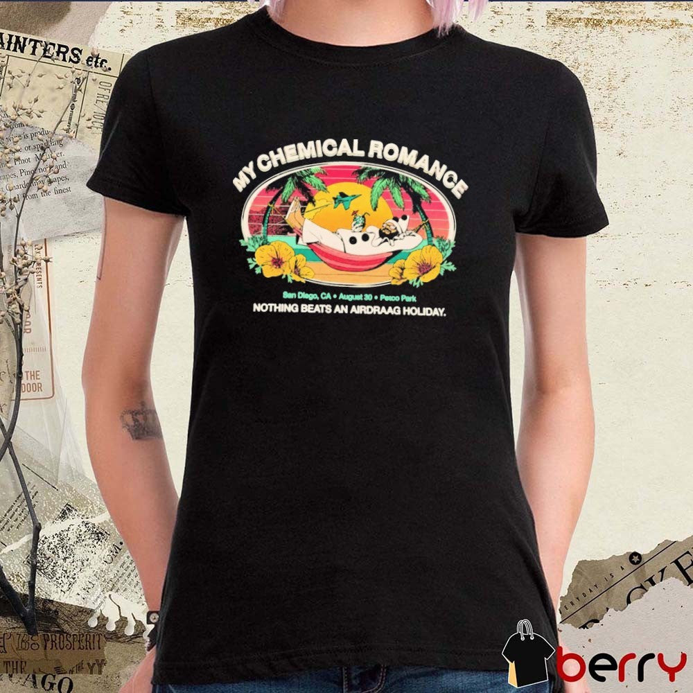 My Chemical Romance San Diego CA Petco Park August 30 2026 Nothing Beats An Airdraag Holiday t-shirt