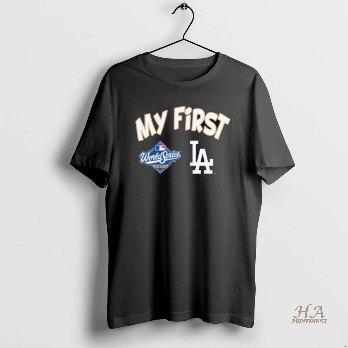 Official My First Los Angeles Dodgers 2025 World Series Champions Shirt Hoodie Sweatshirt | PurePodTees.com