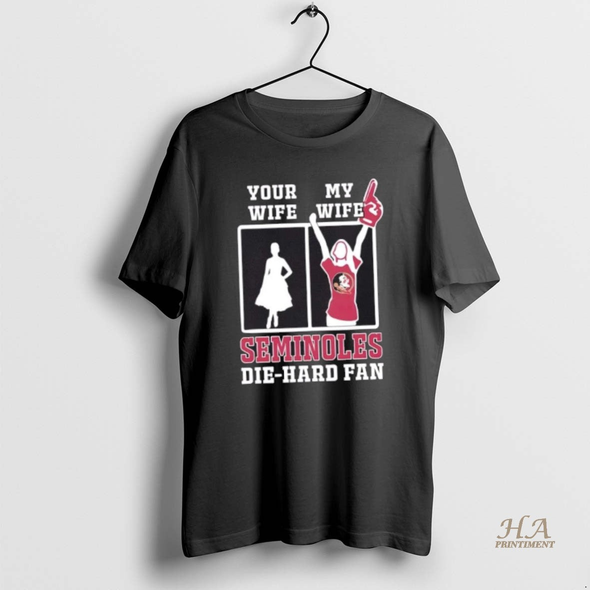 Official My Wife Florida State Seminoles Football Die Hard Fan Shirt Hoodie Sweatshirt | PurePodTees.com