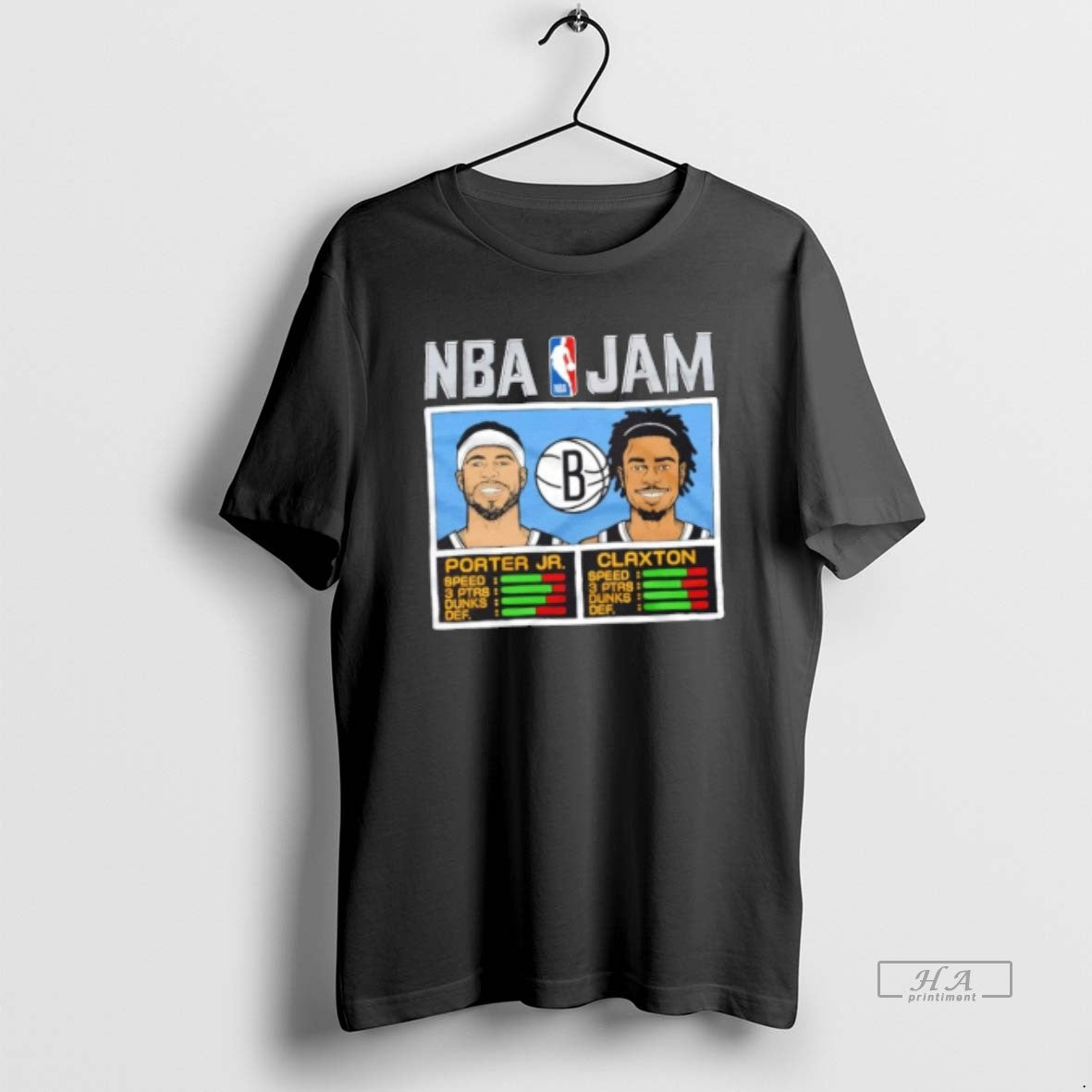 Official Nba Jam Brooklyn Nets Porter Jr Shirt Hoodie Sweatshirt | PurePodTees.com
