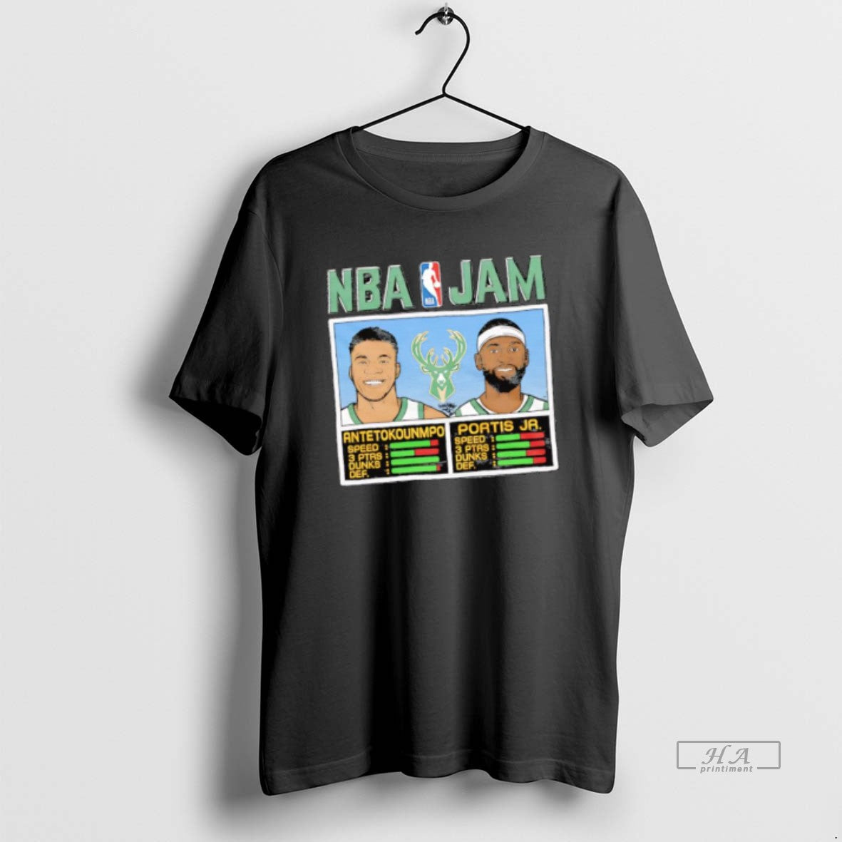 Official Nba Jam Giannis Antetokounmpo And Bobby Portis Jr Shirt Hoodie Sweatshirt | PurePodTees.com