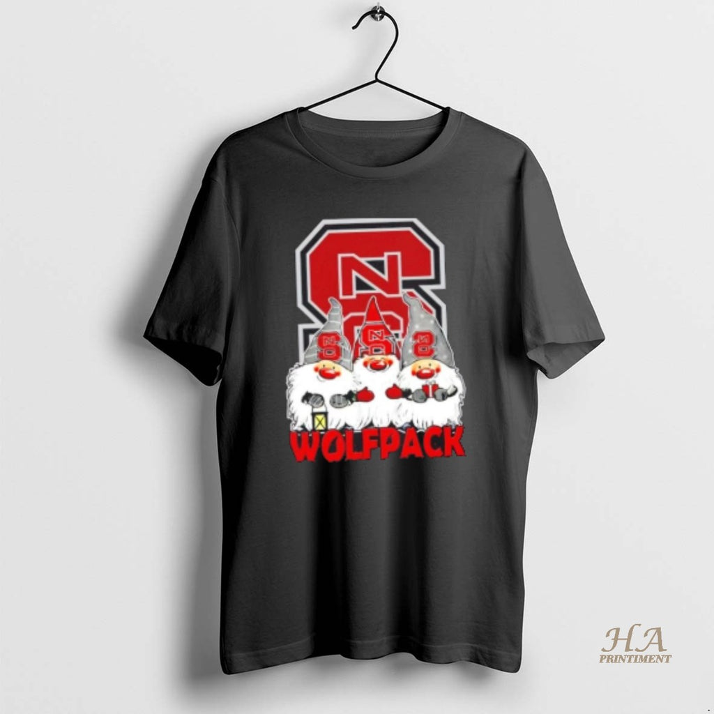 Official Nc State Wolfpack X Gnomes Xmas Christmas Shirt Hoodie Sweatshirt | PurePodTees.com