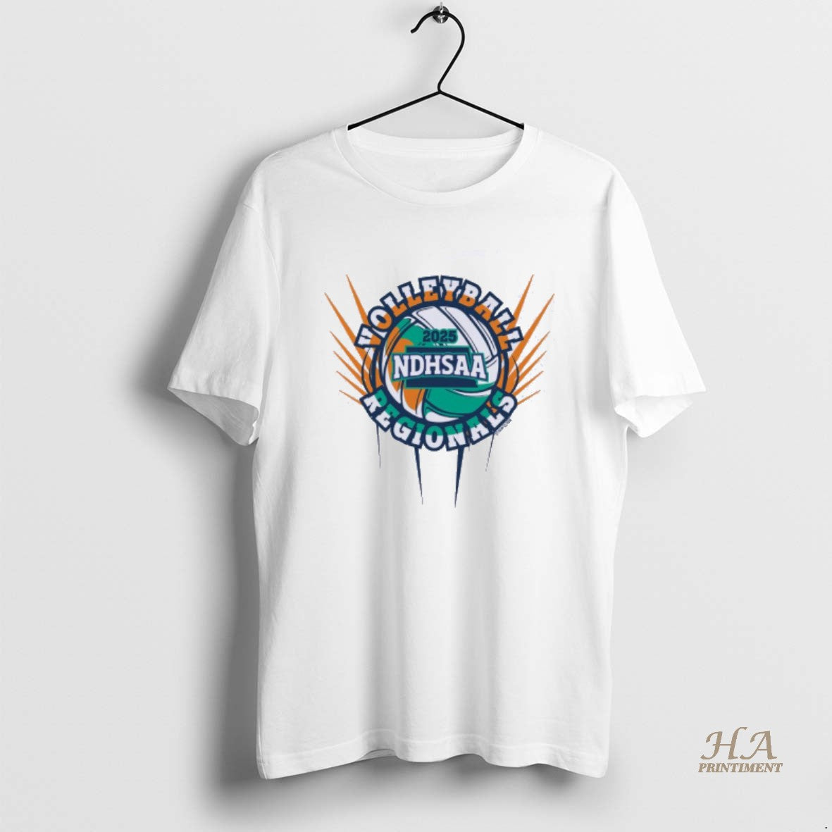 Official Ndhsaa Region Volleyball Tournament 2025 Shirt Hoodie Sweatshirt | PurePodTees.com