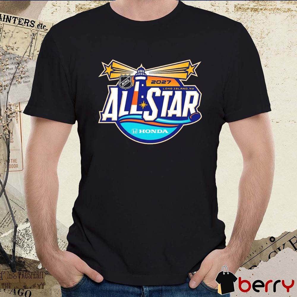 NHL Reveals 2027 All-Star Weekend Long Island NY Logo t-shirt
