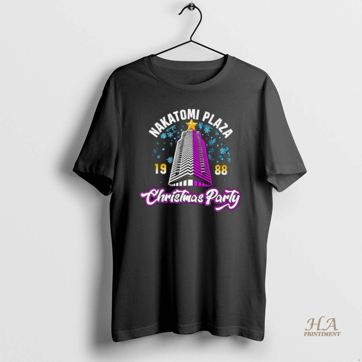 Official Nakatomi Plaza 1988 Christmas Party Retro Shirt Hoodie Sweatshirt | PurePodTees.com