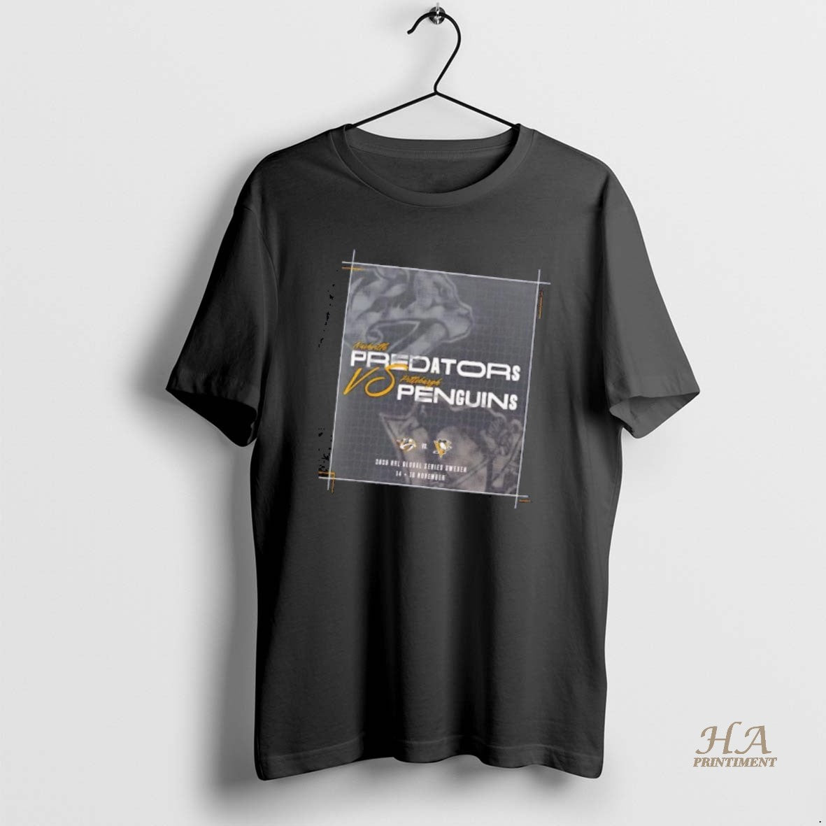 Official Nashville Predators Vs Pittsburgh Penguins 2025 Global Series Matchup Shirt Hoodie Sweatshirt | PurePodTees.com