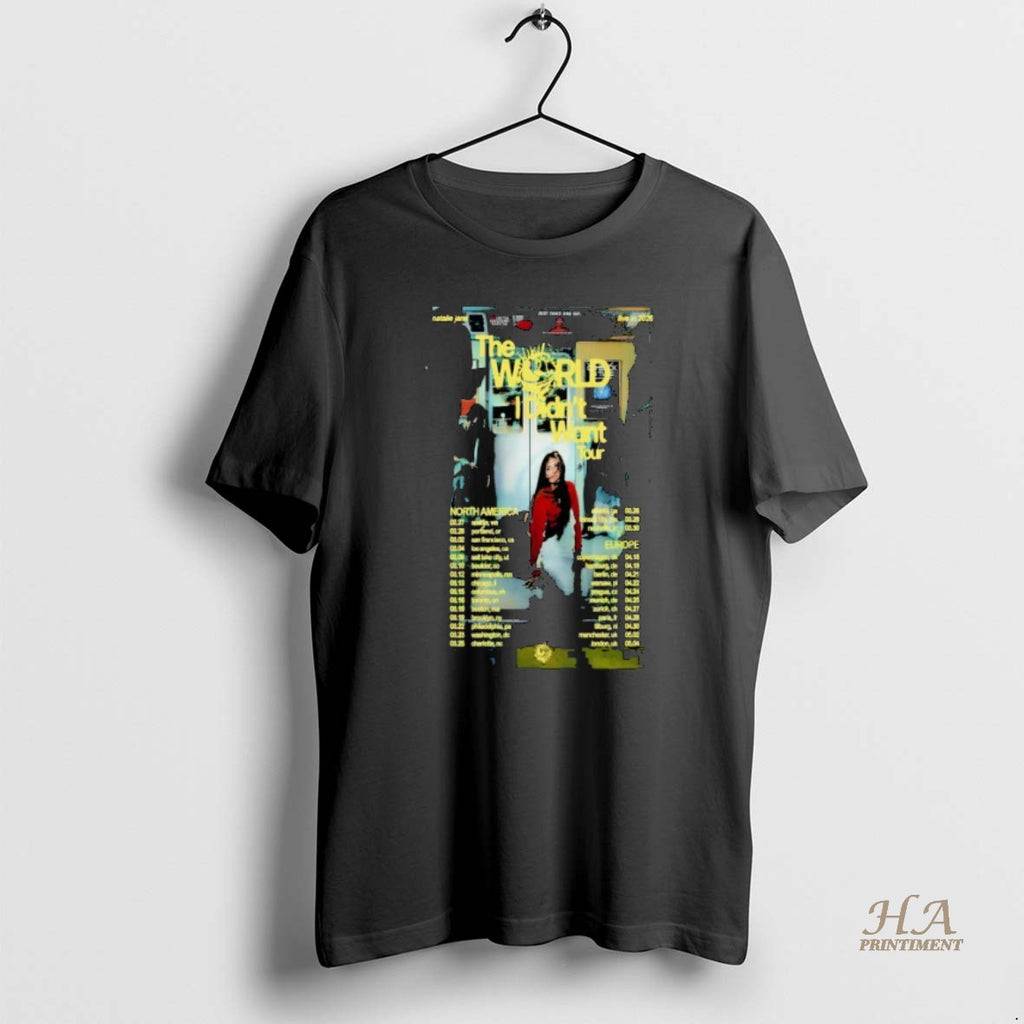 Official Natalie Jane The World I Didnt Want Fall Tour 2026 Shirt Hoodie Sweatshirt | PurePodTees.com