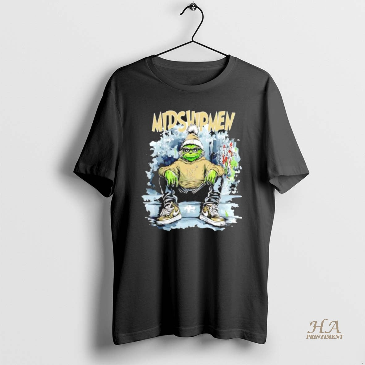 Official Navy Midshipmen Grinch Ready For The Christmas 2025 Shirt Hoodie Sweatshirt | PurePodTees.com