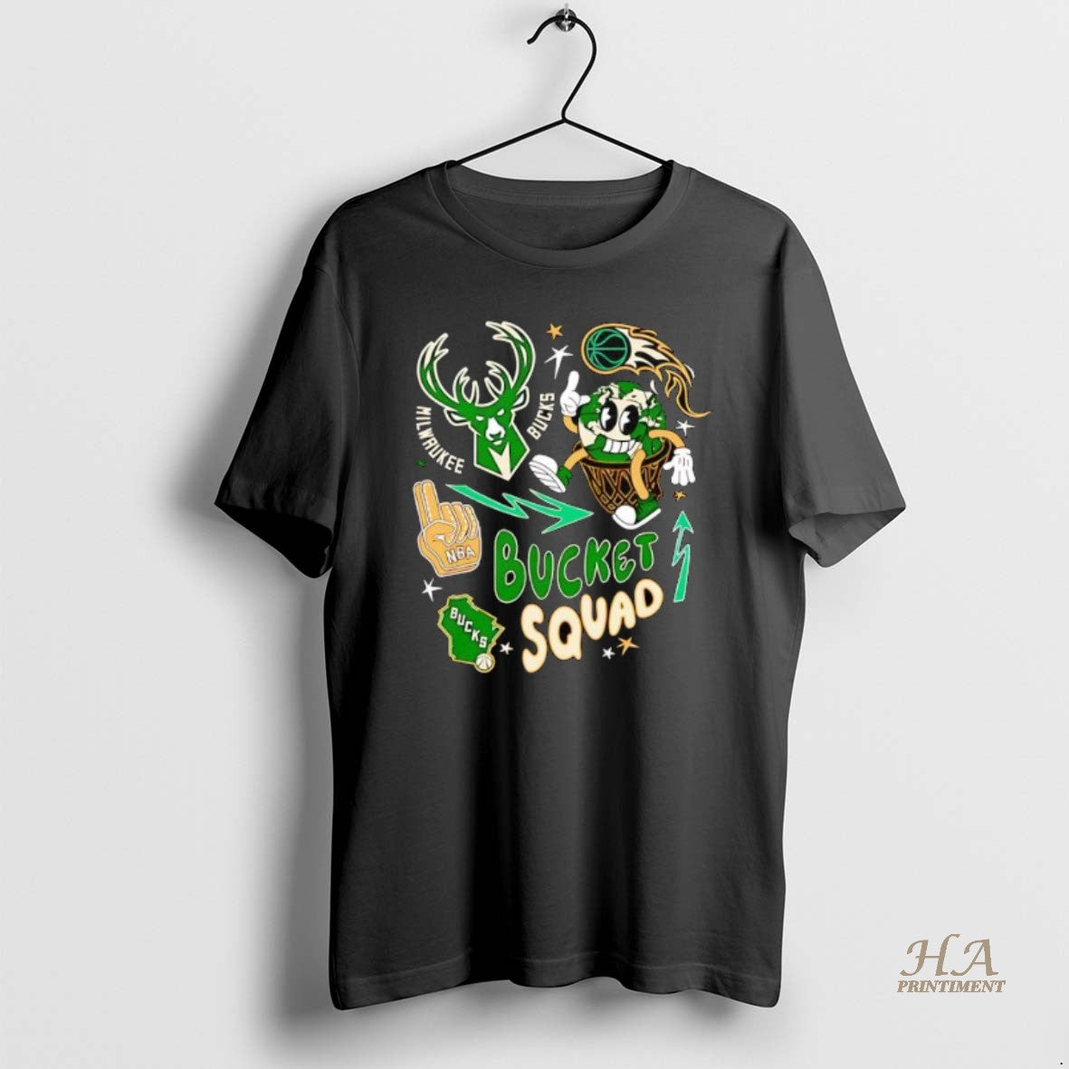 Official Nba Milwaukee Bucks Buckie Squad Stylish 2025 Shirt Hoodie Sweatshirt | PurePodTees.com