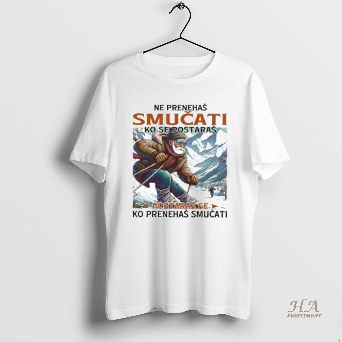 Official Ne Prenehas Smucati Ko Se Postaras Postara Se Ko Prenehamo Smucati Shirt Hoodie Sweatshirt | PurePodTees.com