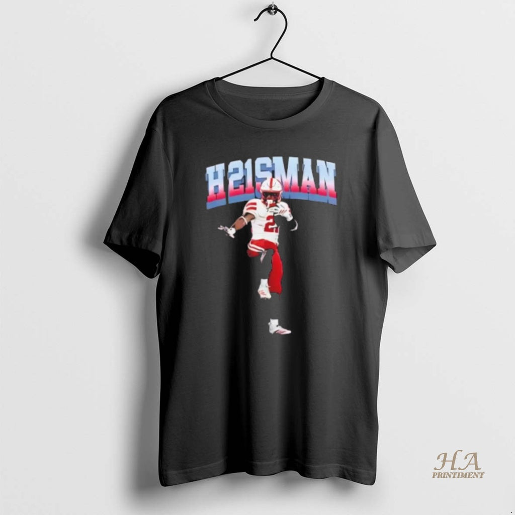 Official Nebraska H21sman Emmett Johnson Legacy 2025 2 Sided Shirt Hoodie Sweatshirt | PurePodTees.com
