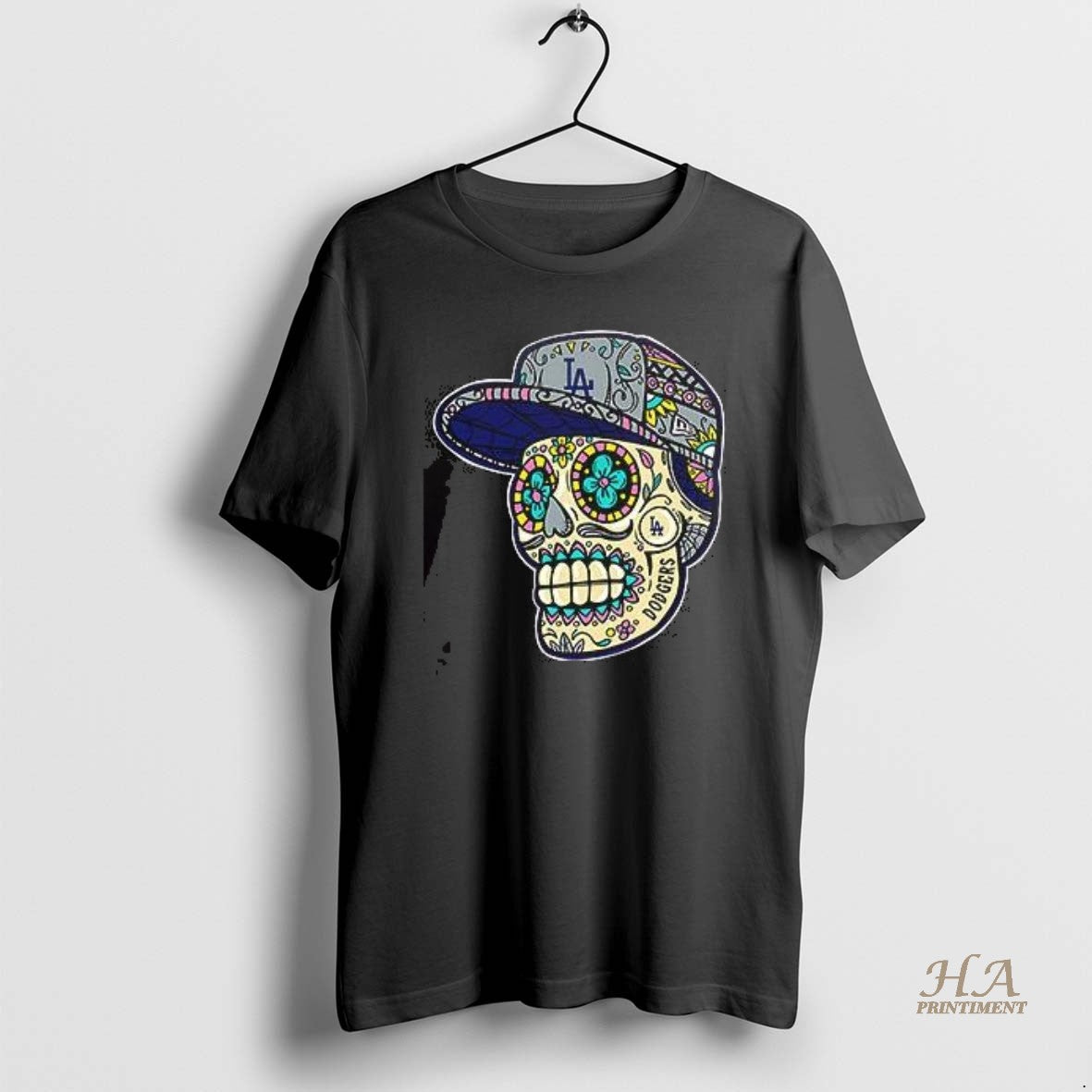 Official New Era Los Angeles Dodgers Skeleton Mlb Team Shirt Hoodie Sweatshirt | PurePodTees.com