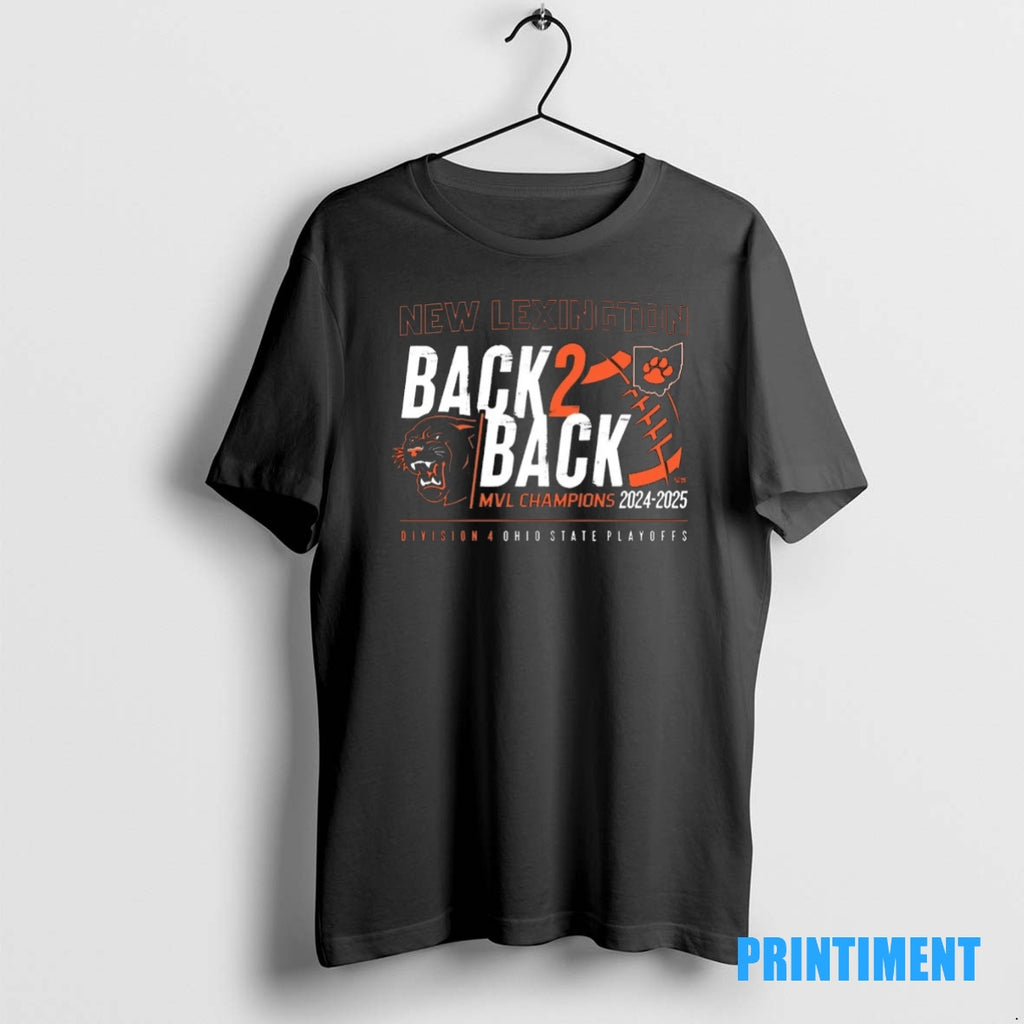 Official New Lexington Football Back 2 Back Mvl Champions 2024 2025 Division 4 Ohio State Shirt Hoodie Sweatshirt