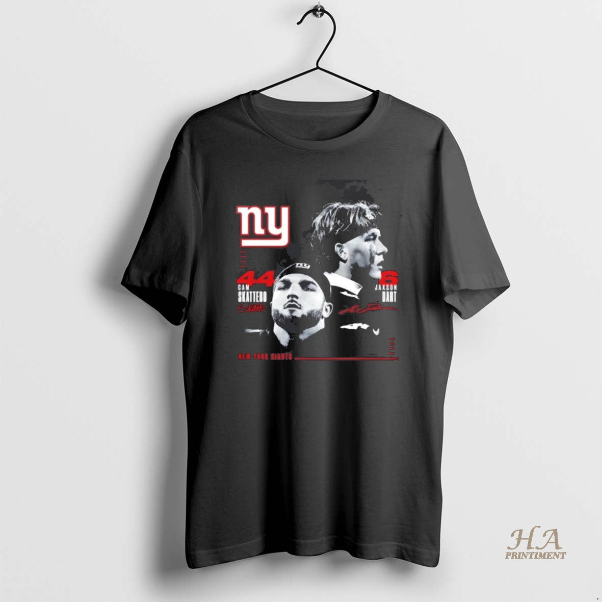 Official New York Giants Cam Skattebo And Jaxson Dart Signatures Shirt Hoodie Sweatshirt | PurePodTees.com
