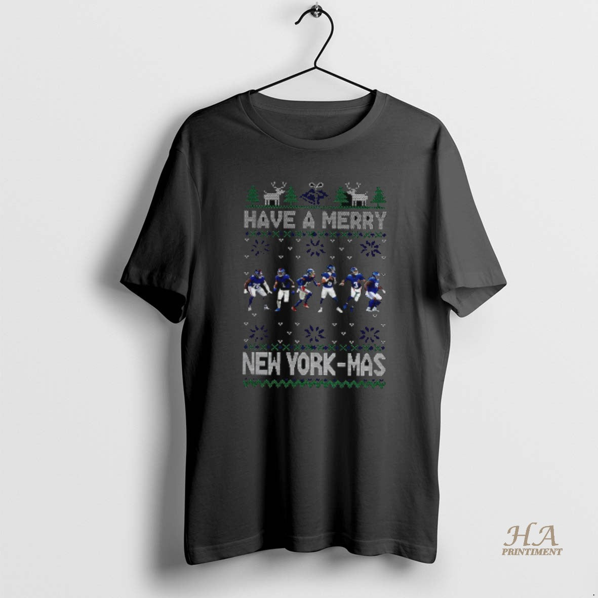 Official New York Giants Football Have A Merry New York Mas Merry Christmas Shirt Hoodie Sweatshirt | PurePodTees.com